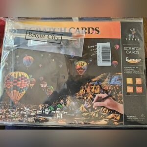 Scratch Cards Scratch Art Craft Set Europe USA includes Tools New Sealed